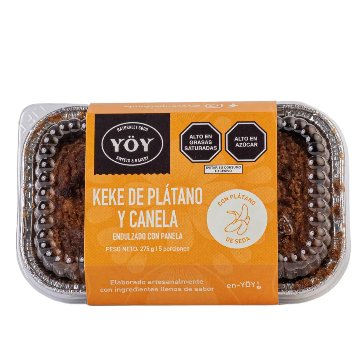 YOY - Keke De Plátano Y Canela x 275 g