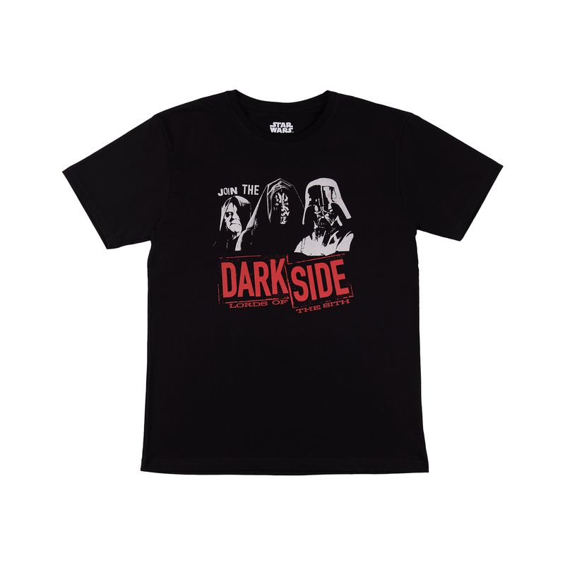 Playera Cuello Redondo Y Manga Corta Star Wars Dark Side Hombre
