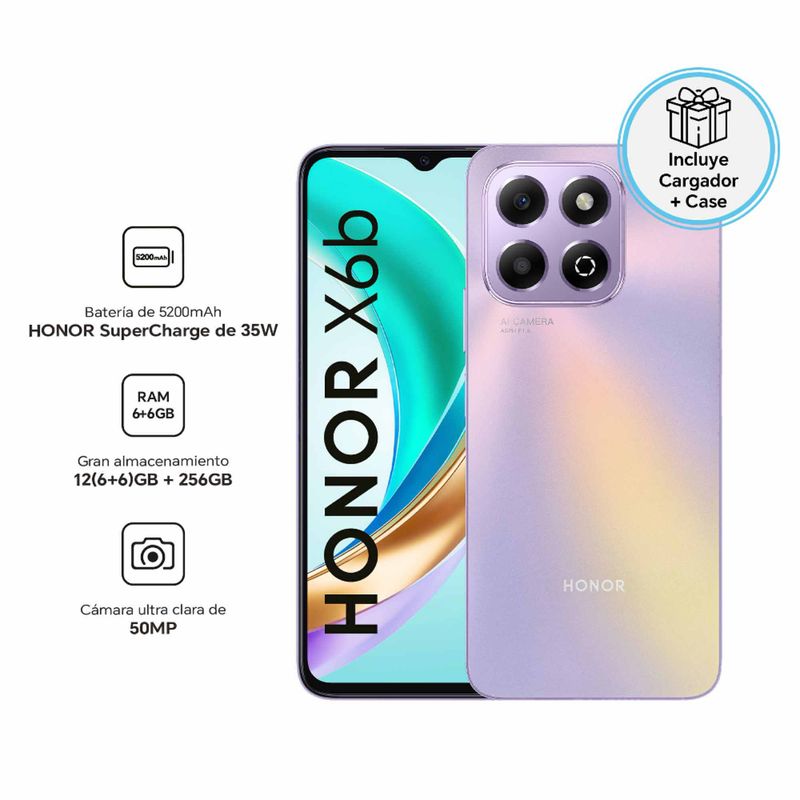 Honor - HONOR X6B 6GB+256GB STARRY PURPLE