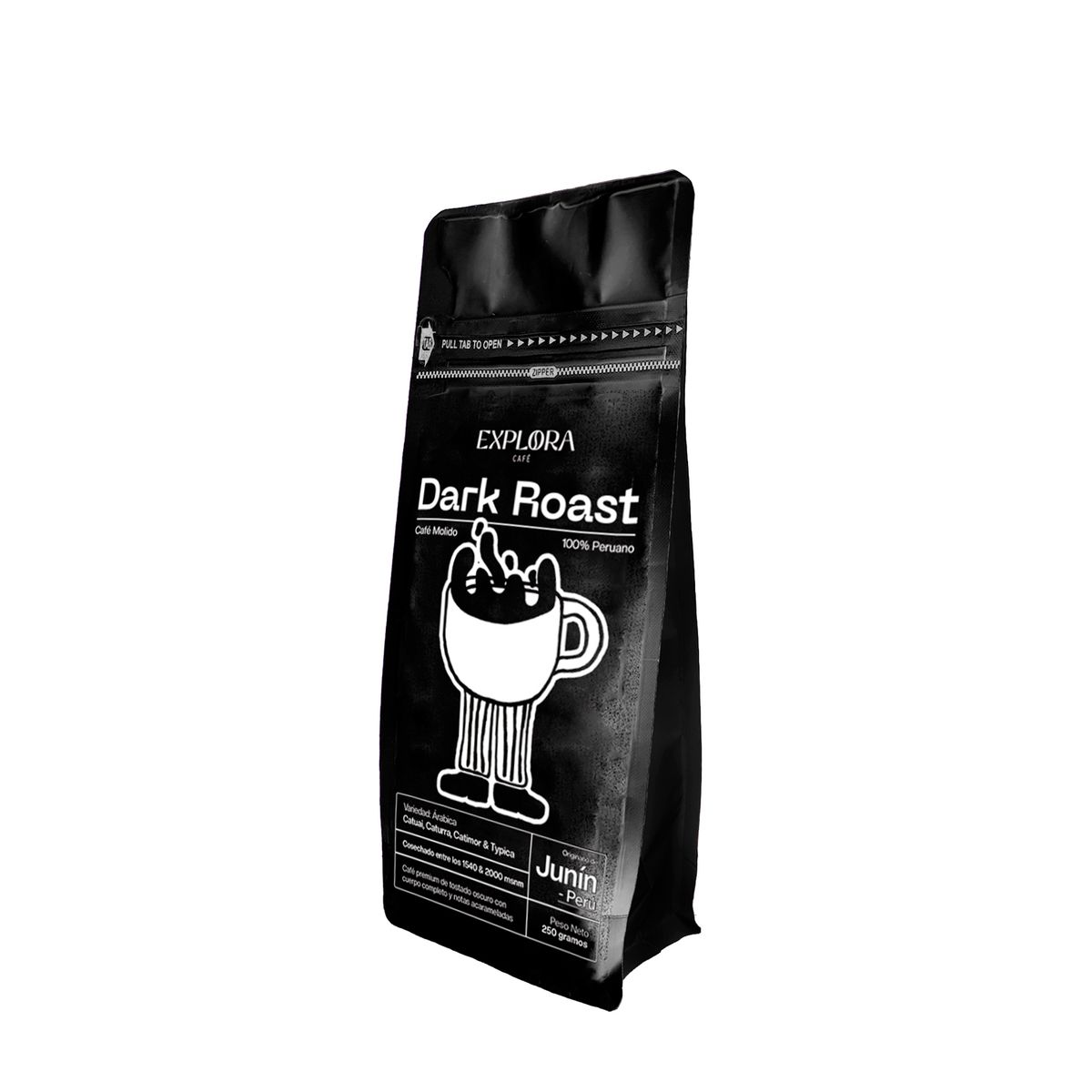EXPLORA CAFE - Café Molido Dark Roast Explora Café Doypack 250 g