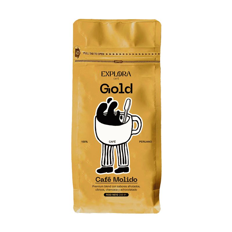 EXPLORA CAFE - Café Molido Gold Explora Café Doypack 250 g