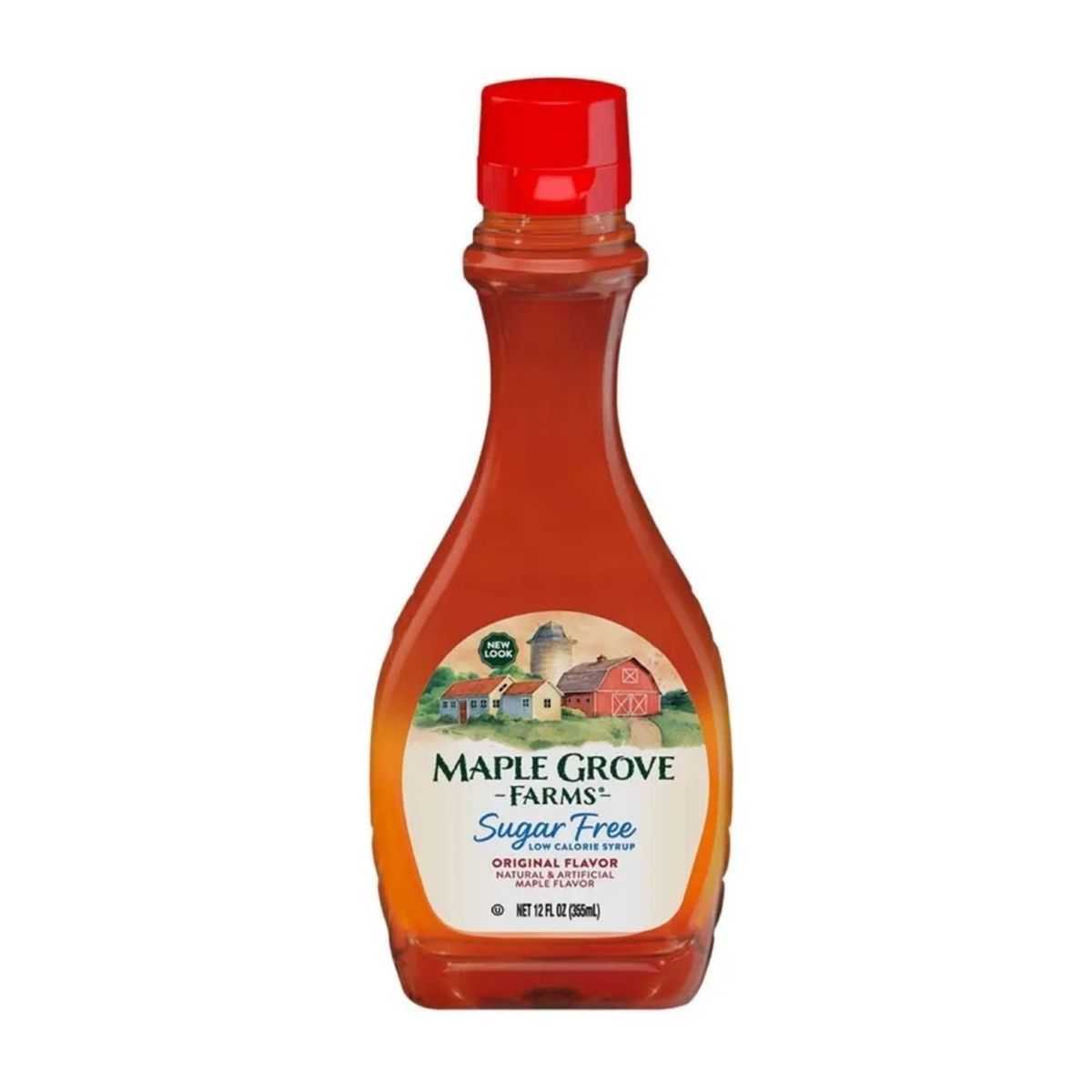 MAPLE GROVE FARMS - Sirope Maple Maple Grove Farms Sin Azúcar con Edulcorante Botella 355 mL