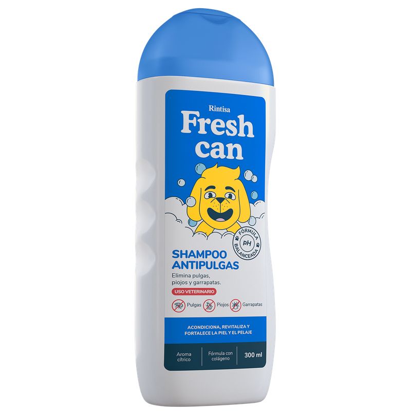 FRESHCAN - FRESHCAN SHAMPOO ANTIPULGAS 300ML