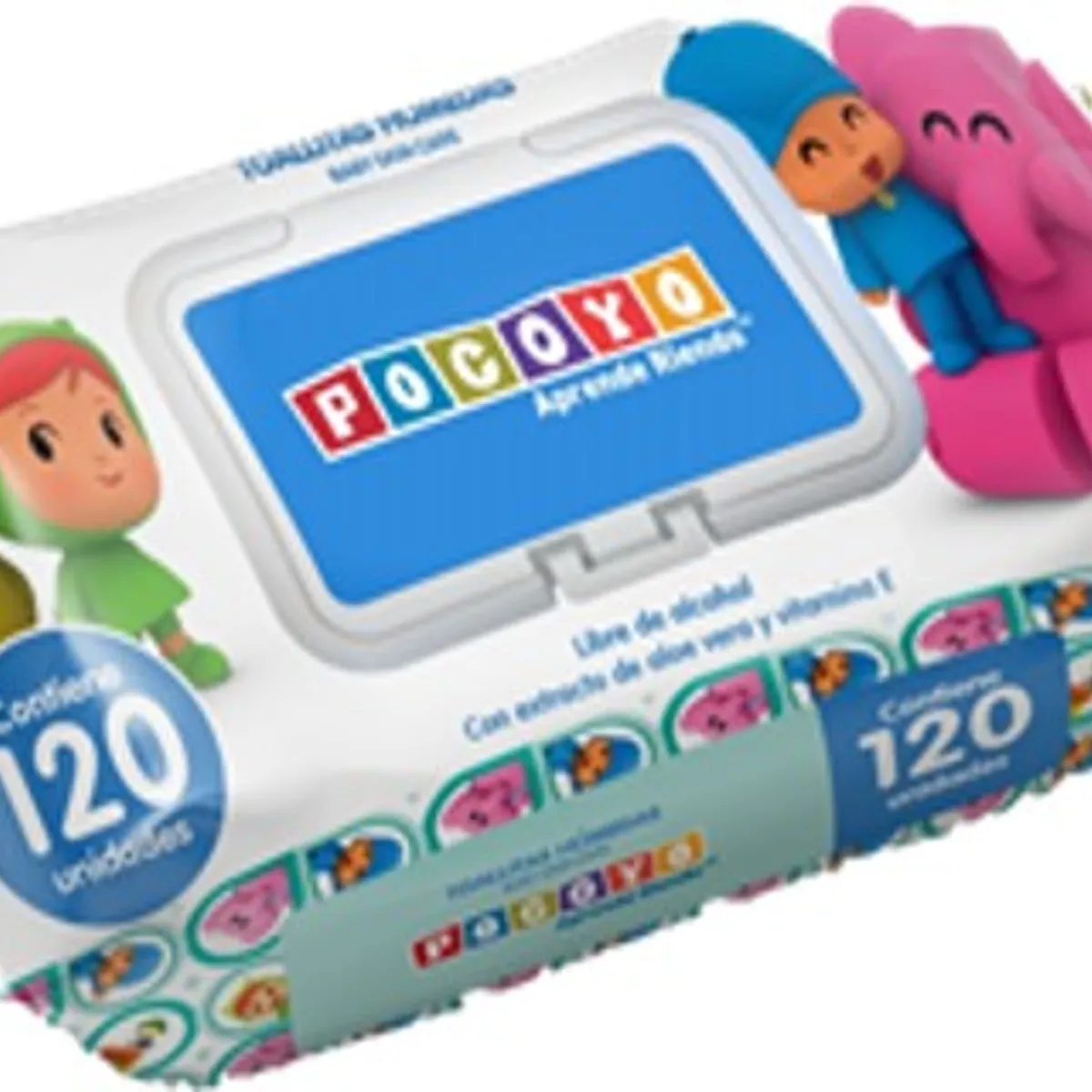  - Toallitas Húmedas Pocoyo Empaque 120 Und