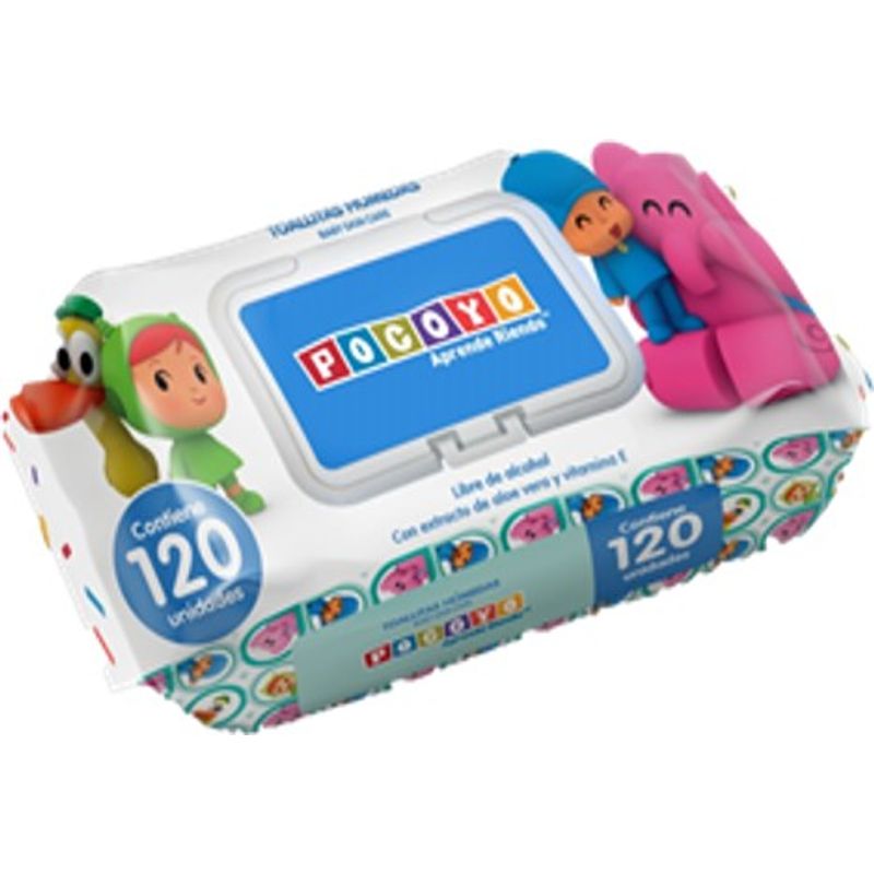 GRANJ Y POCO - Toallitas Húmedas Pocoyo Empaque 120 Und