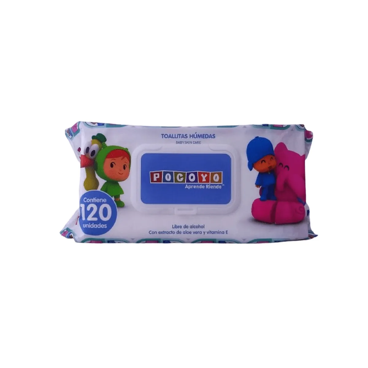 - Toallitas Húmedas Pocoyo Empaque 120 Und