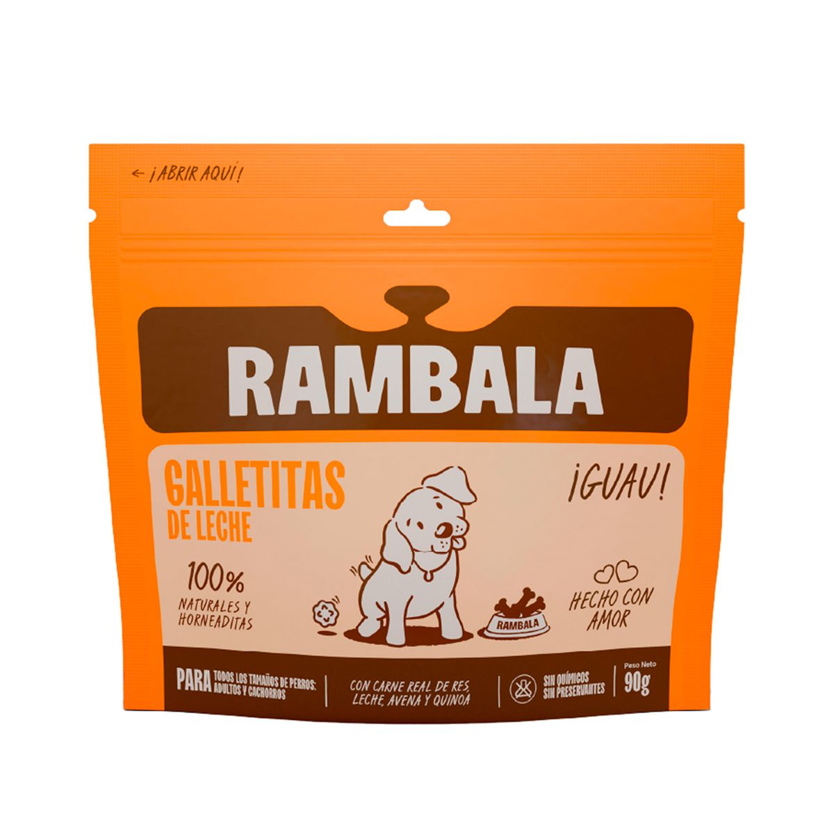 RAMBALA - Galletitas de Leche Rambala Doypack 90 g