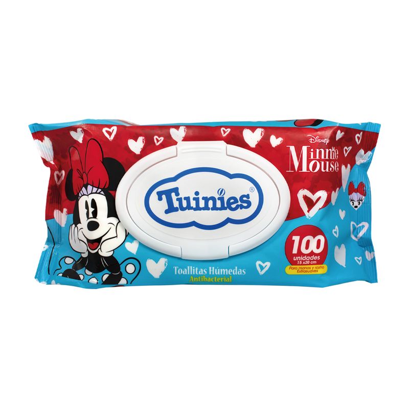 TUINIES - Toallitas Húmedas Tuinies Flip Minnie Empaque 100 Und