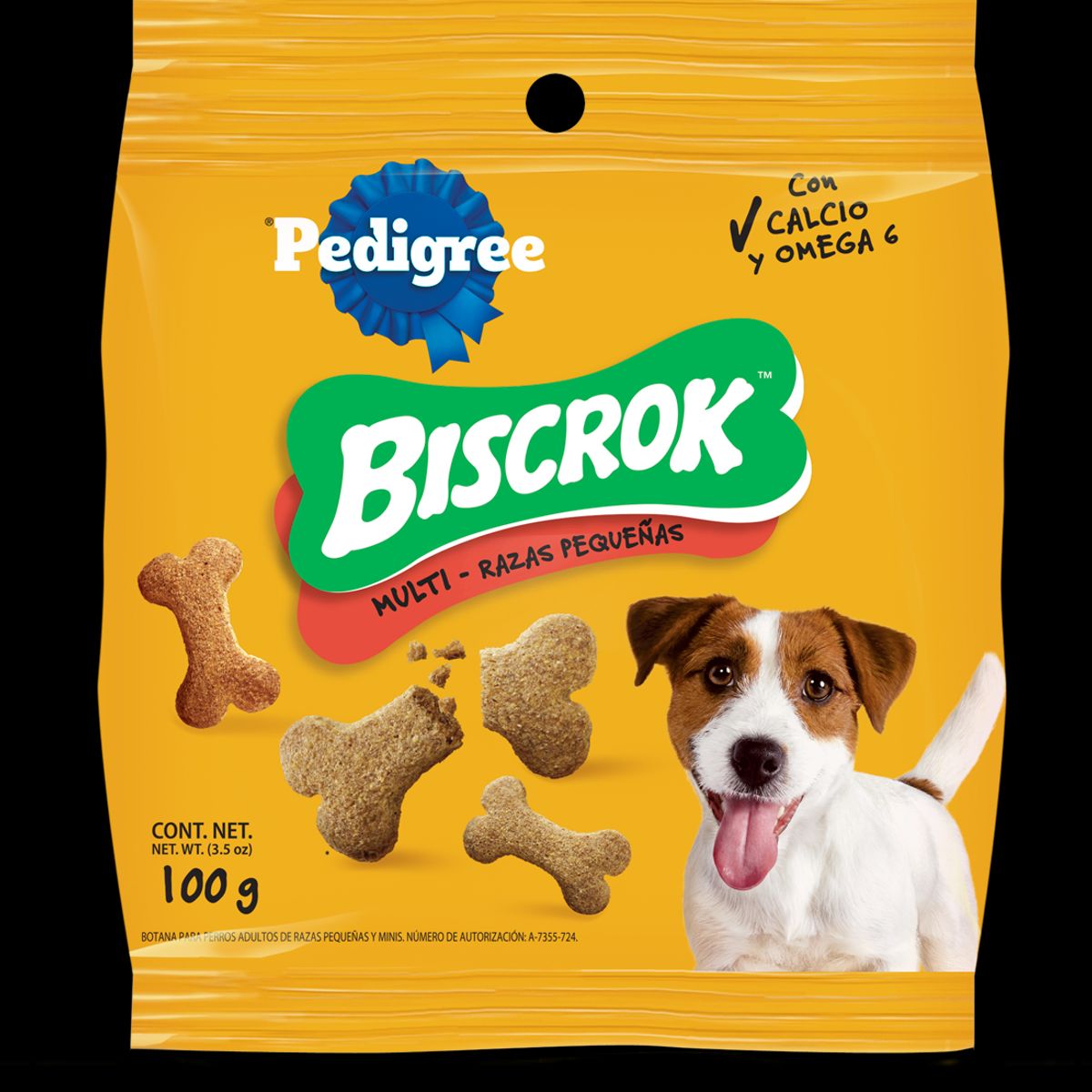 PEDIGREE - Snack para Perro Pedigree Biscrok Razas Pequeñas Bolsa 100 g