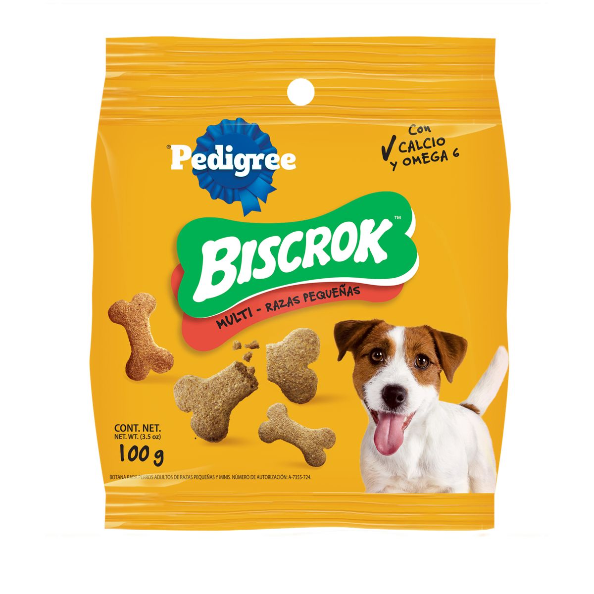 PEDIGREE - Snack para Perro Pedigree Biscrok Razas Pequeñas Bolsa 100 g