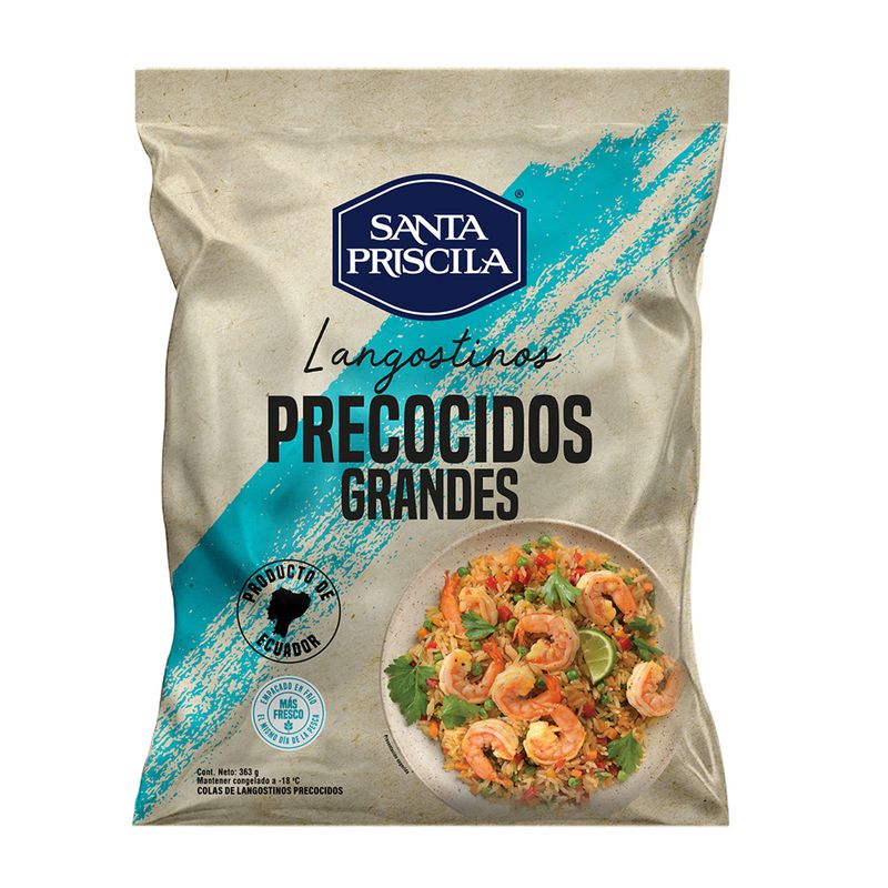 SANTA PRISCILA - Langostinos Grandes Precocidos x 363 g