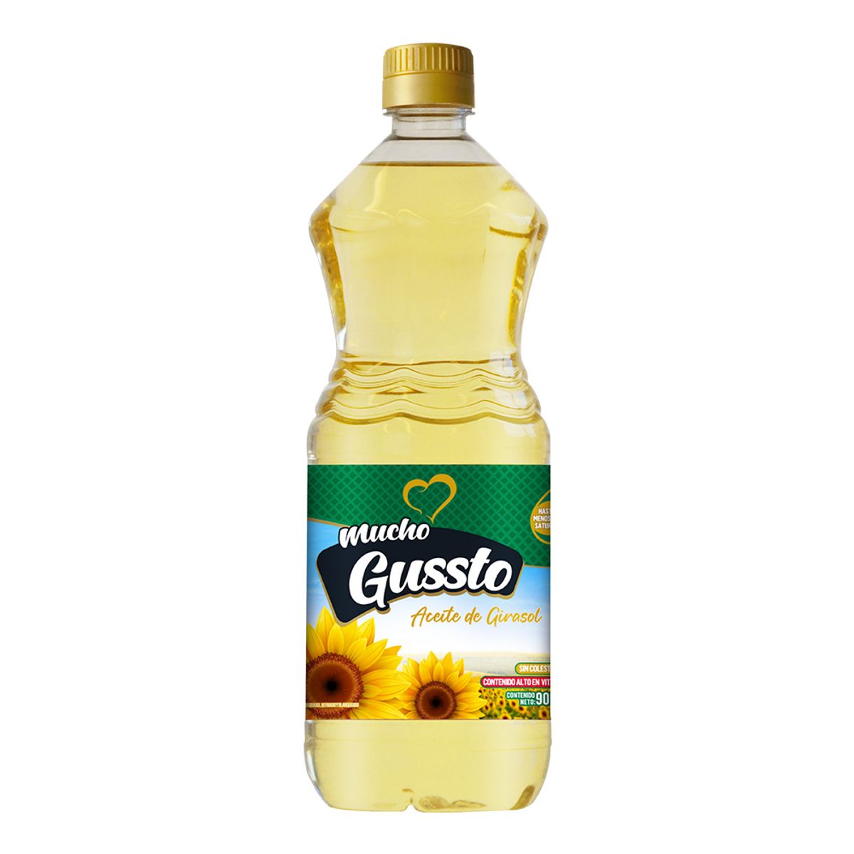 MUCHO GUSSTO - Mucho Gustso Aceite de Girasol Botella 900 mL