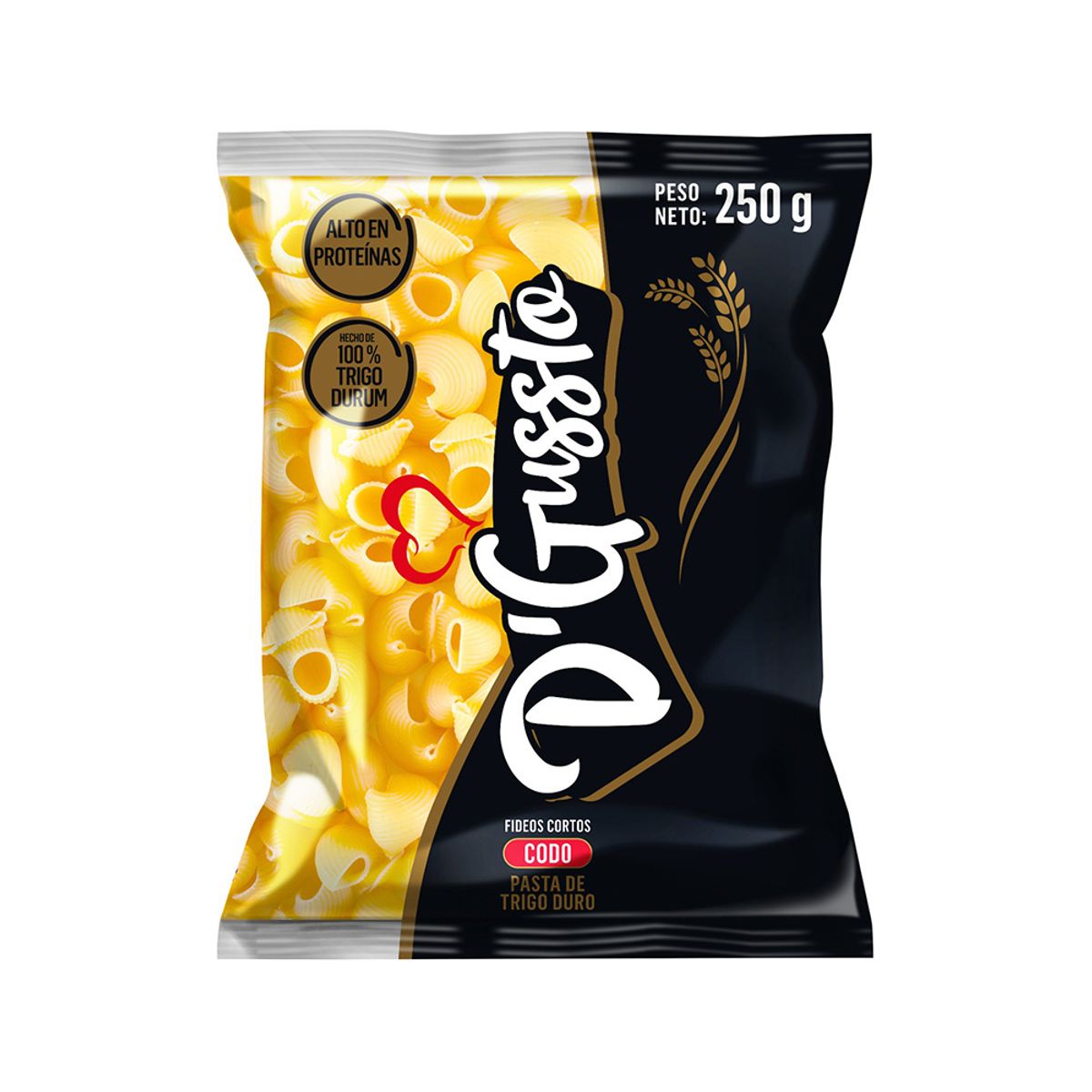 DGUSSTO - Fideos Codito D Gussto Bolsa 250 g