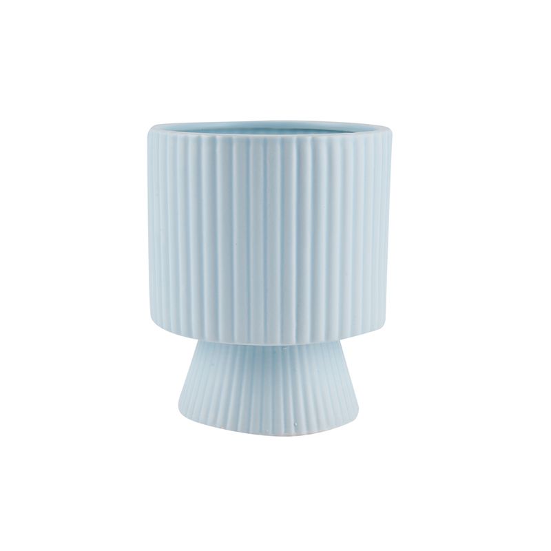  - Vela Ceramica Celeste Col Funny Bunny