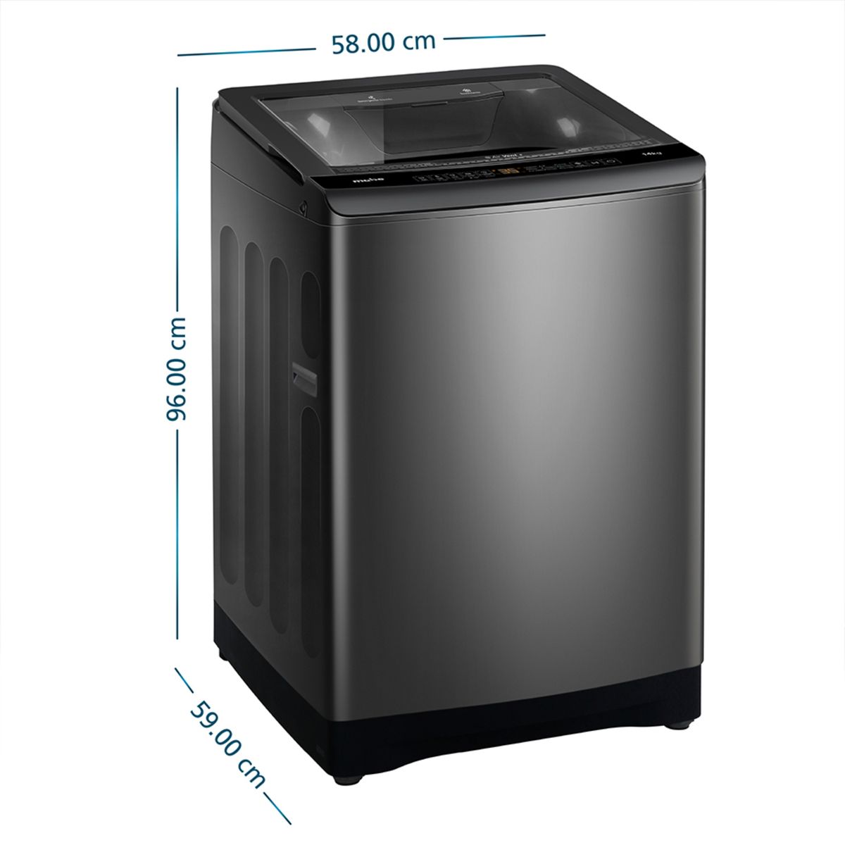 MABE - Lavadora Mabe LMA4120WDGBB0 Automática 14Kg Diamond Gray