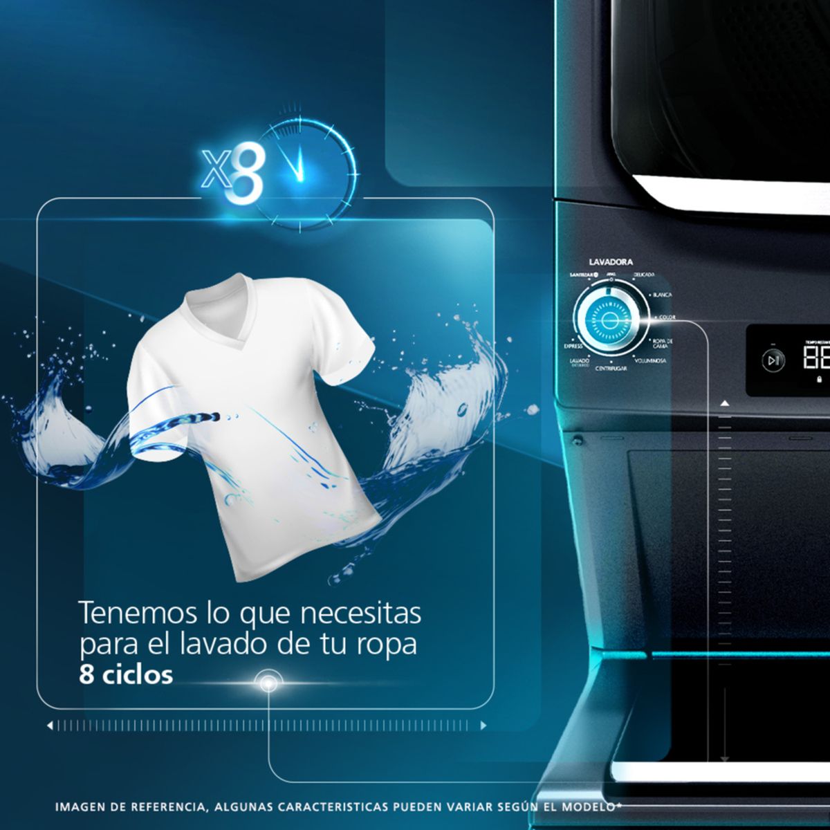 MABE - Centro de Lavado Premium Gas 24 Kg Gray Mabe MCLP2440PPDG0