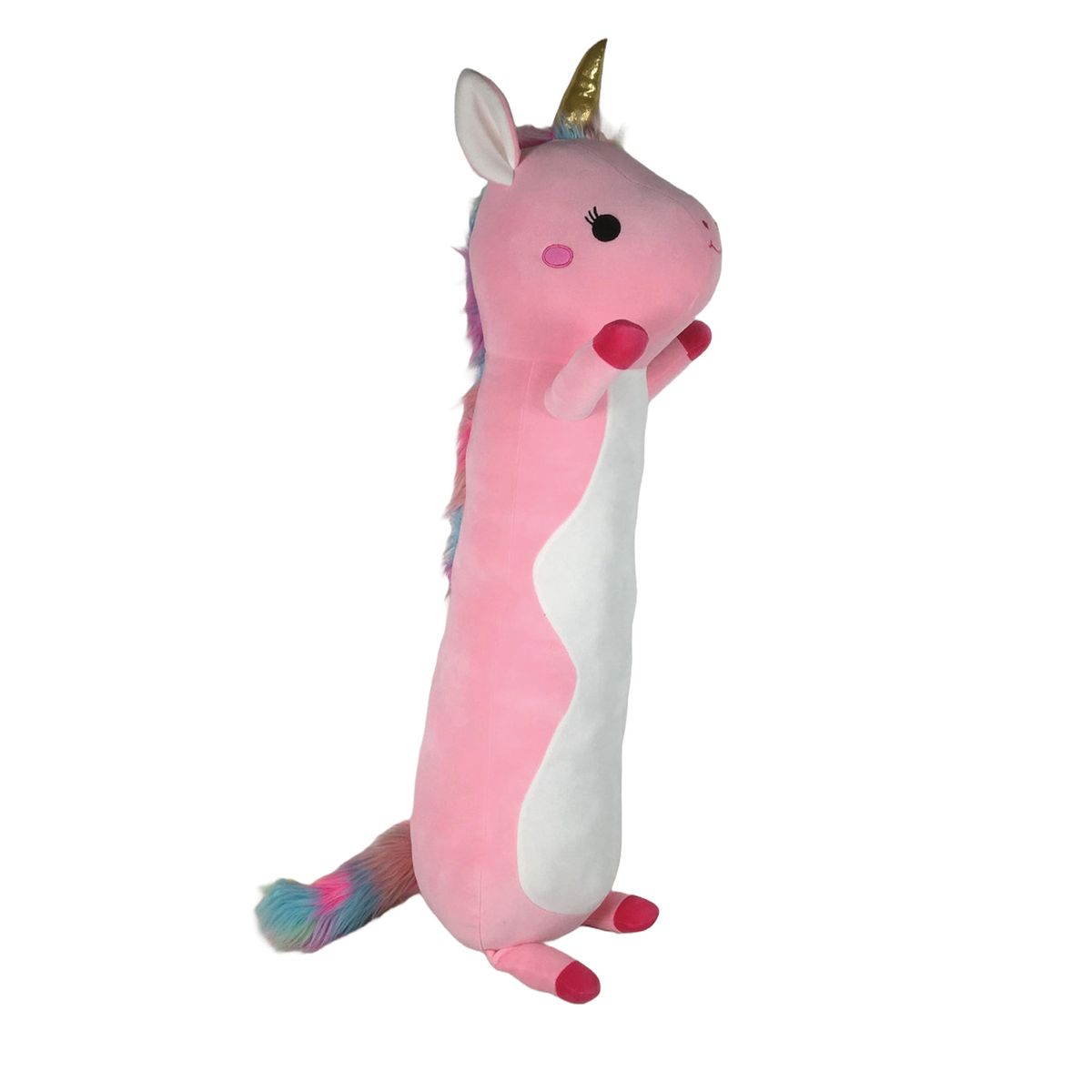 KISSES - Peluche Largo Unicornio Rosa 80 cm