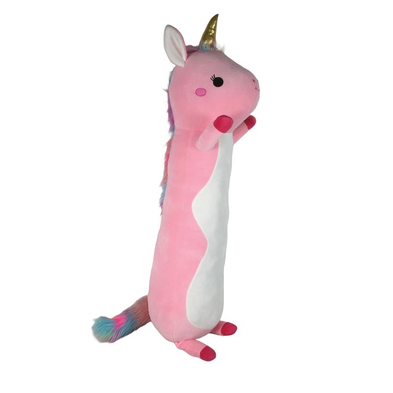 KISSES - Peluche Largo Unicornio Rosa 80 cm