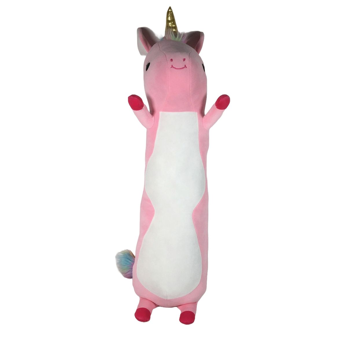 KISSES - Peluche Largo Unicornio Rosa 80 cm