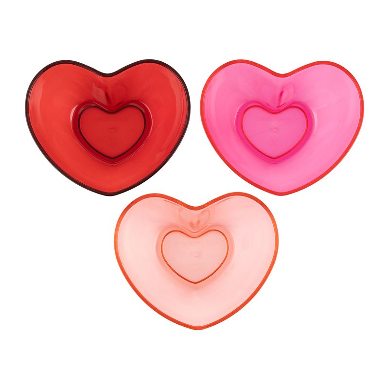 Casa Joven - Set 3 Bowls Corazón 14cm Amor Platonico