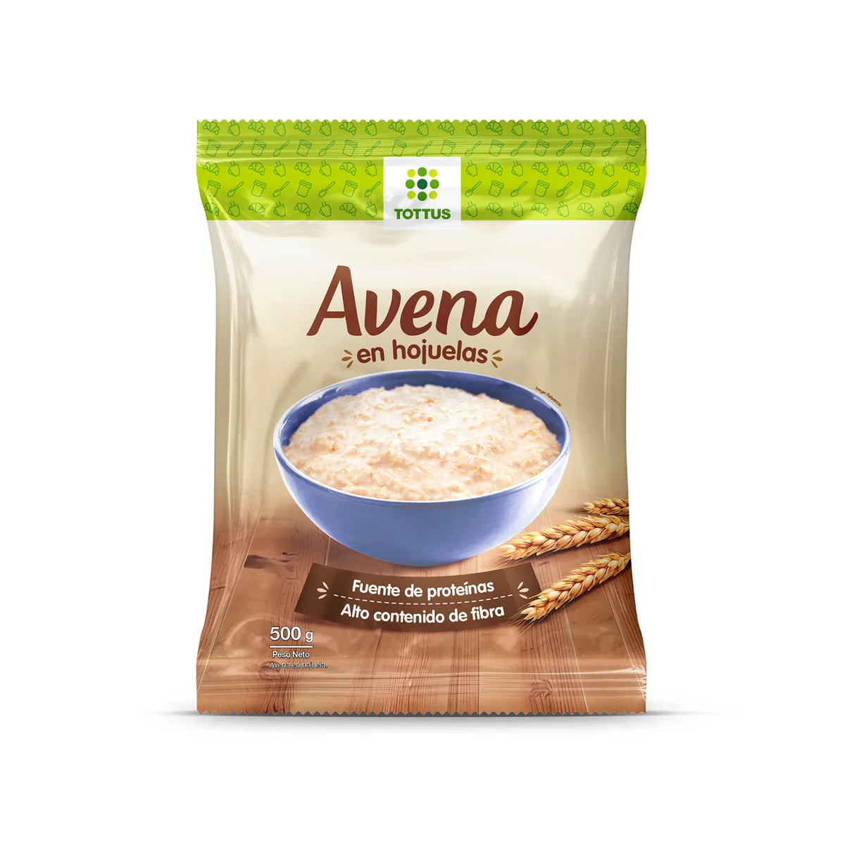 TOTTUS - Avena Tottus Bolsa 500 g
