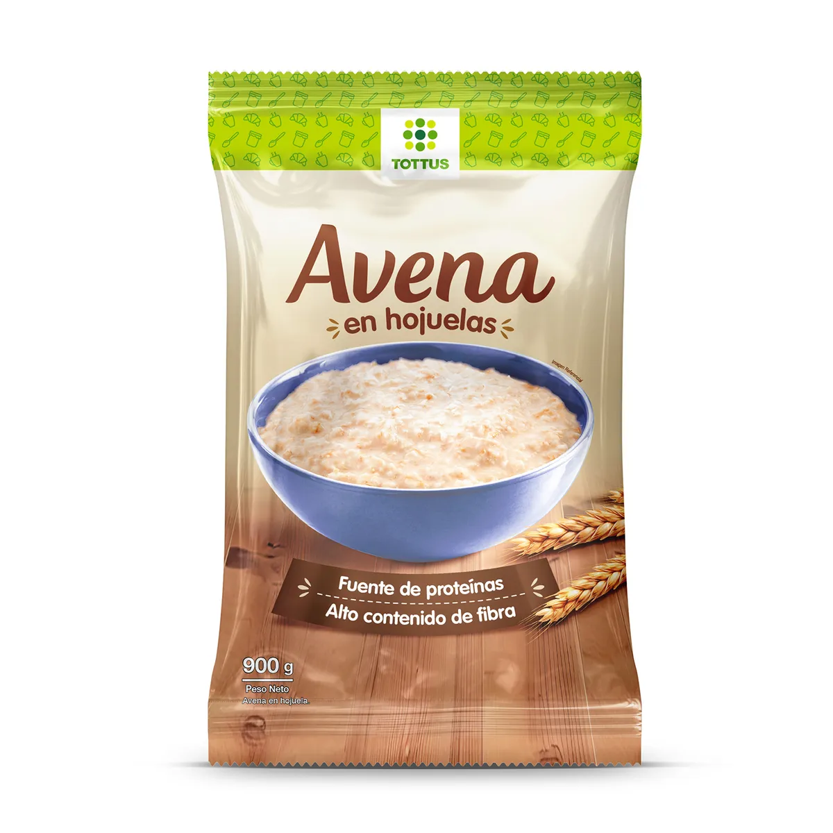TOTTUS - Avena Tottus Bolsa 900 g