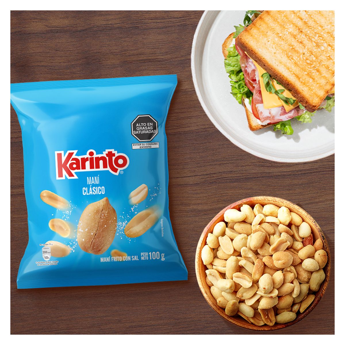 KARINTO - Maní Karinto Clásico Sal Bolsa 100 g