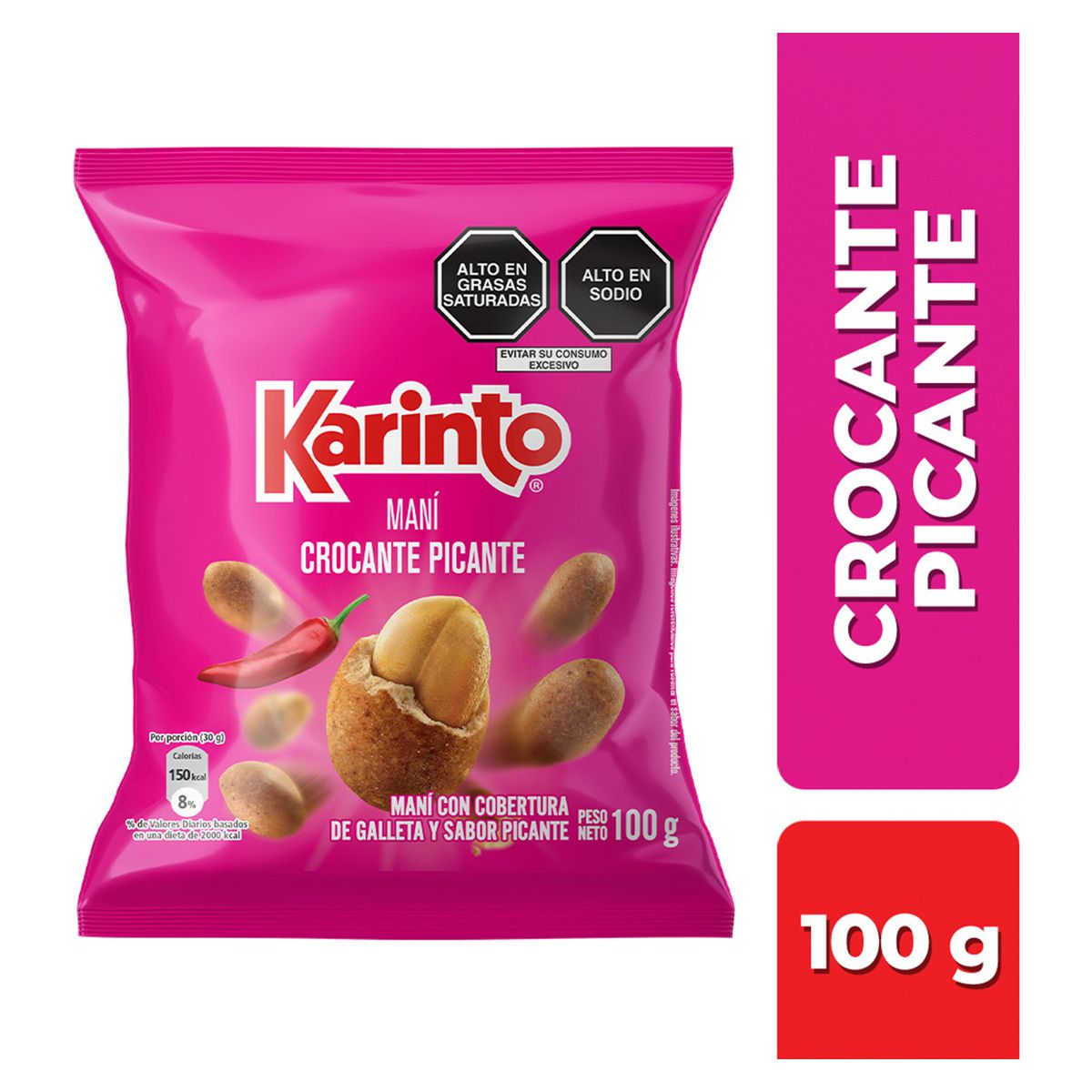 KARINTO - Maní Karinto Crocante Picante Bolsa 100 g