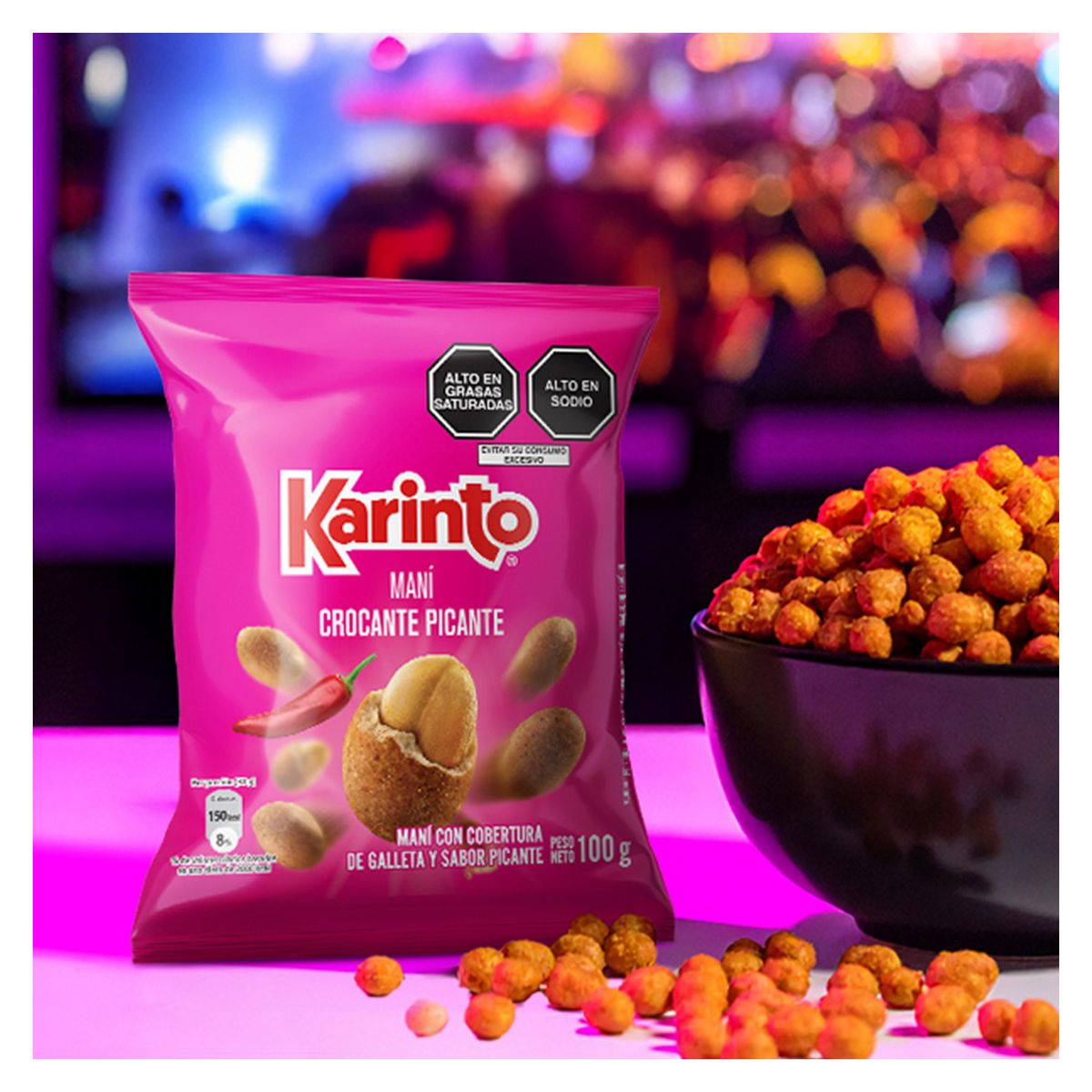 KARINTO - Maní Karinto Crocante Picante Bolsa 100 g