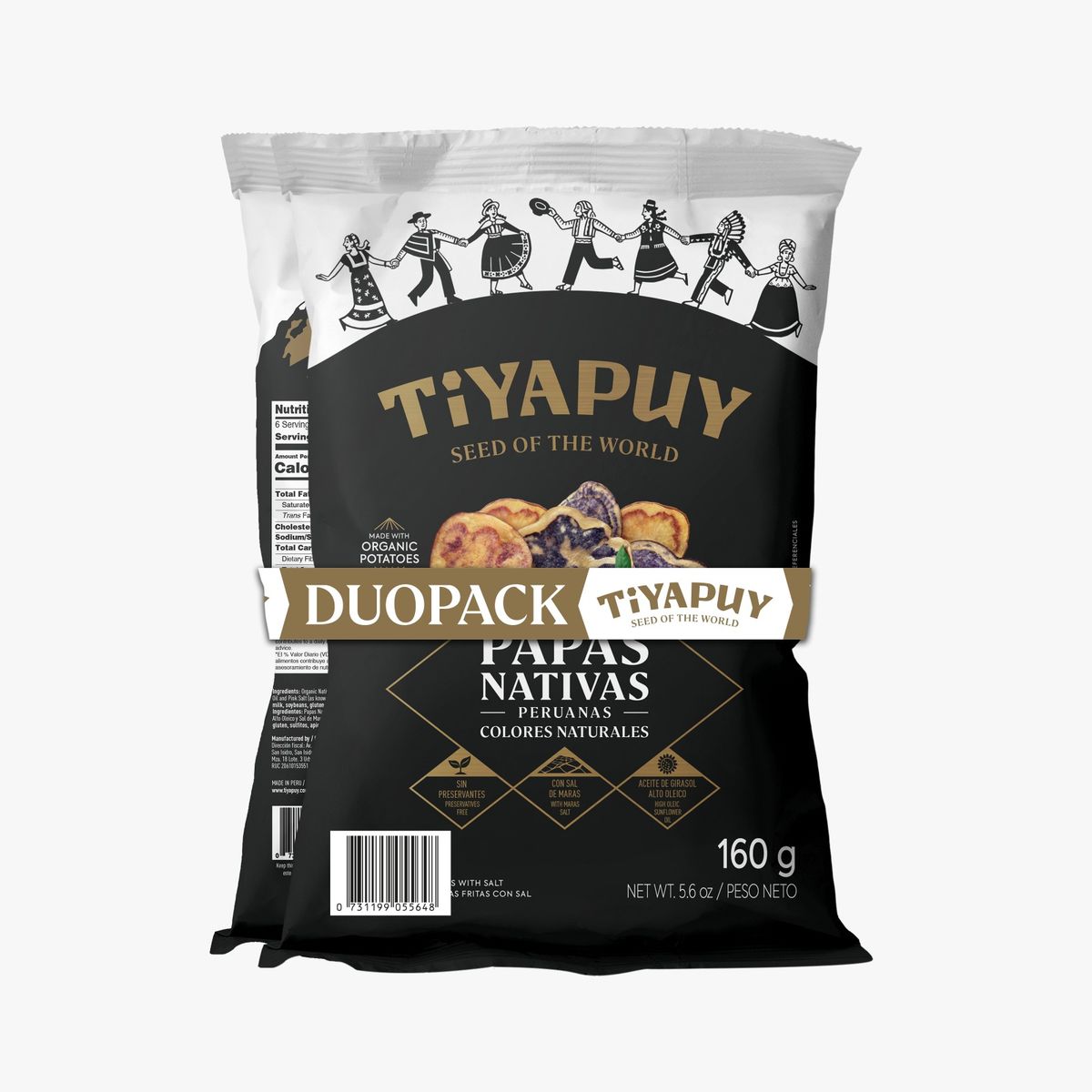 TIYAPUY - Duopack Papa Mixta + Camote 320 g