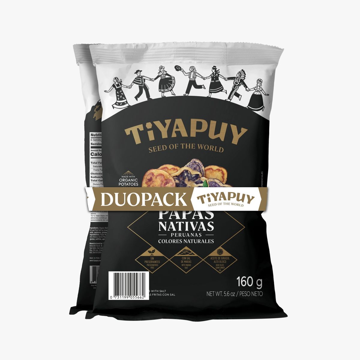 TIYAPUY - Duopack Papa Mixta + Chifle 320 g