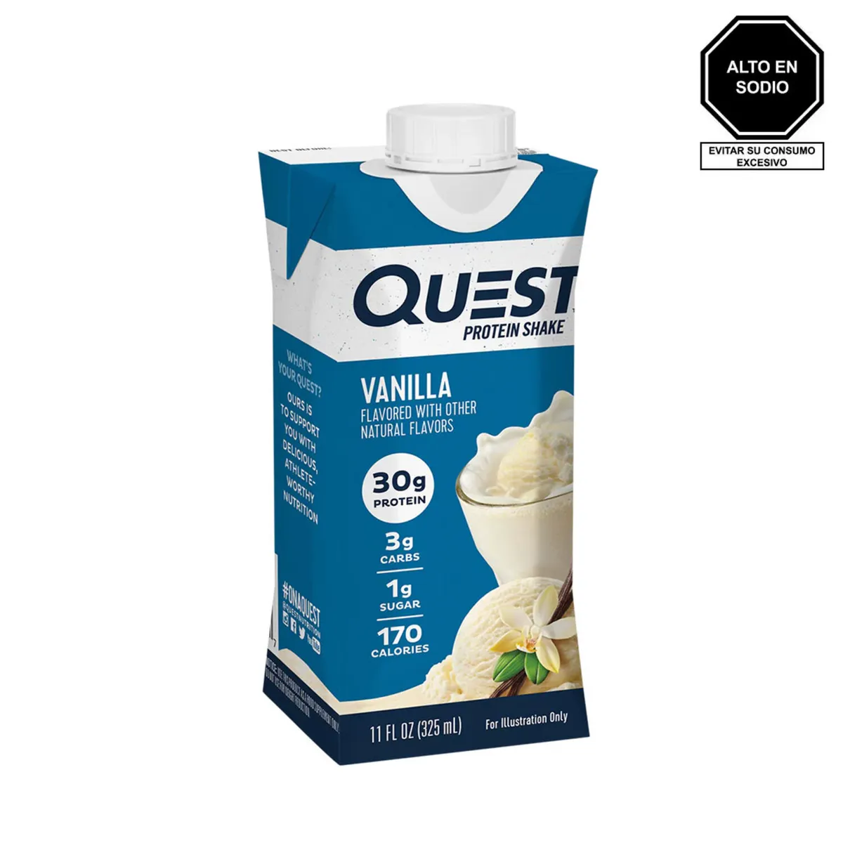  - Protein Shake Vainilla Quest Nutri 325 mL