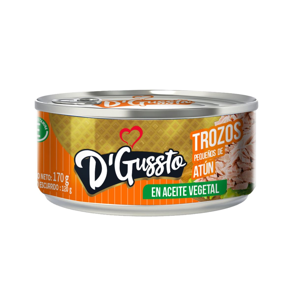 D GUSSTO - D Gussto Trozos De Atún Aceite Vegetal Lata x 170 g
