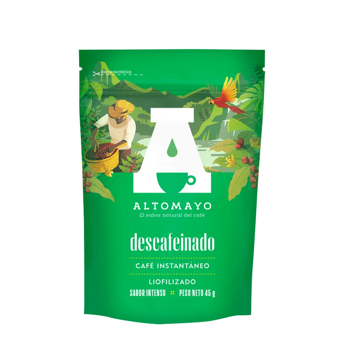 ALTOMAYO - Café Soluble Altomayo Descafeinado Doypack 45 g
