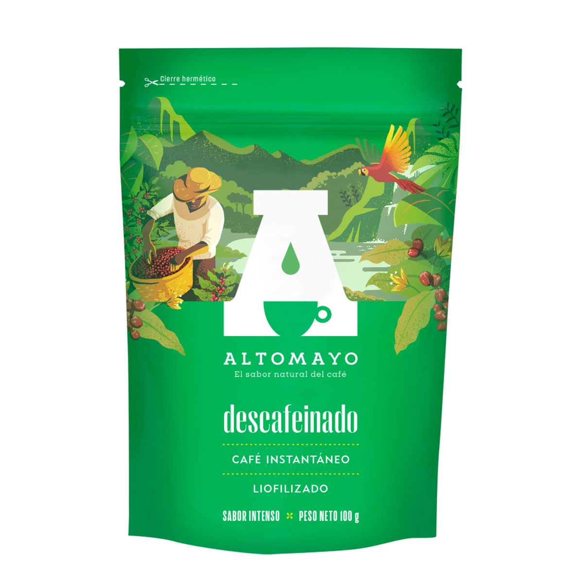 ALTOMAYO - Café Soluble Altomayo Descafeinado Doypack 100 g