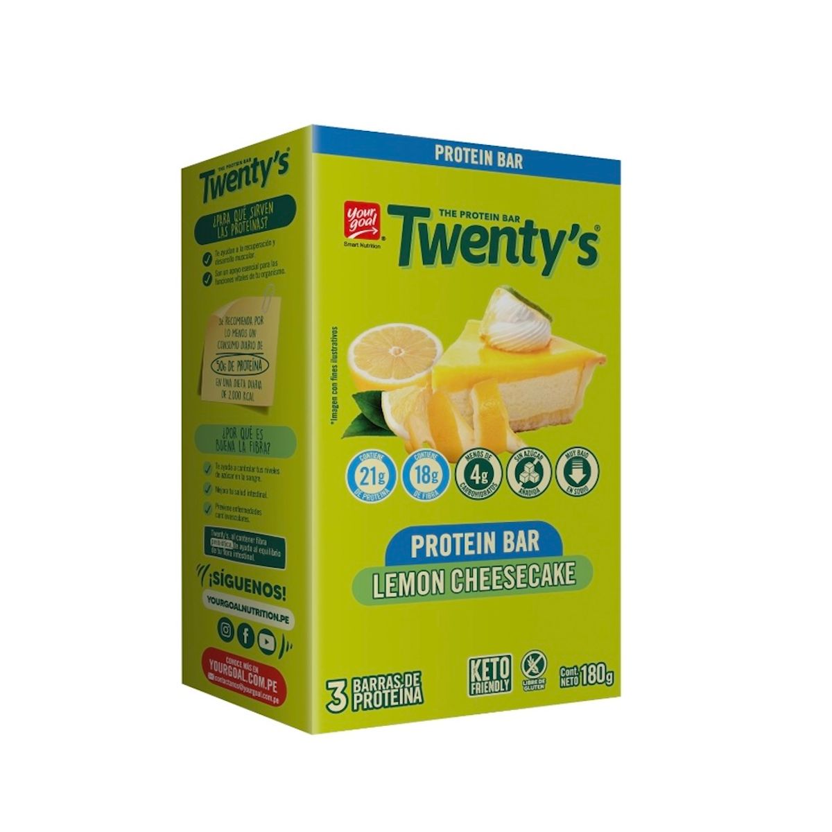 TWENTYS - Lemon Cheesecake Twentys Caja 3 Und