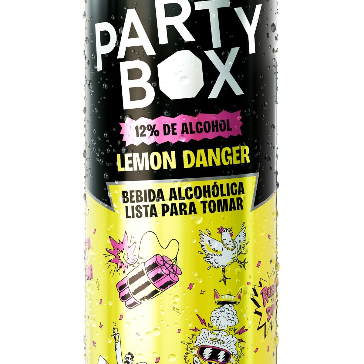 PARTY BOX - Bebida RTD Party Box Lemon Danger Lata 355 mL