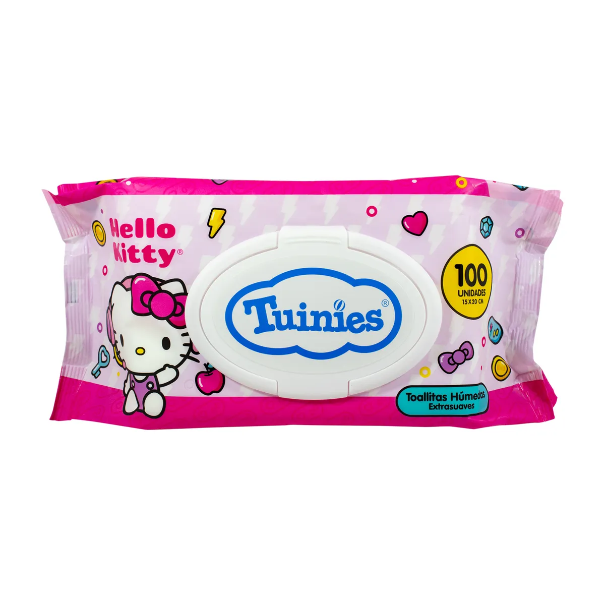 TUINIES - Toallitas Húmedas Tuinies Hello Kitty Empaque 100 Und