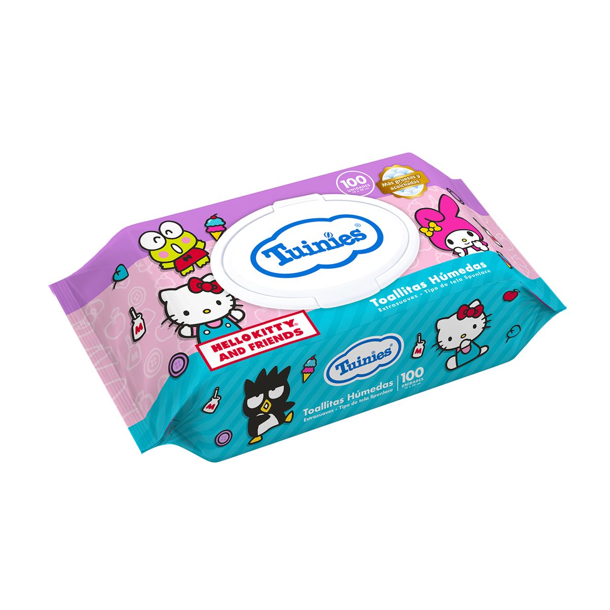 TUINIES - Toallitas Húmedas Tuinies Hello Kitty Empaque 100 Und