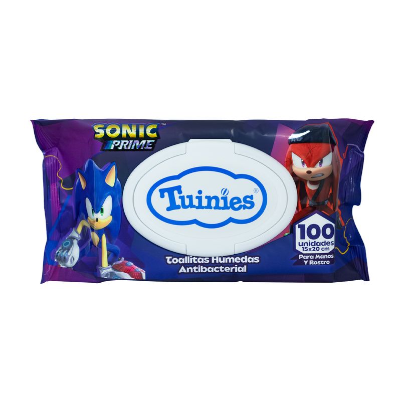 TUINIES - Toallitas Húmedas Tuinies Flip Sonic Empaque 100 Und