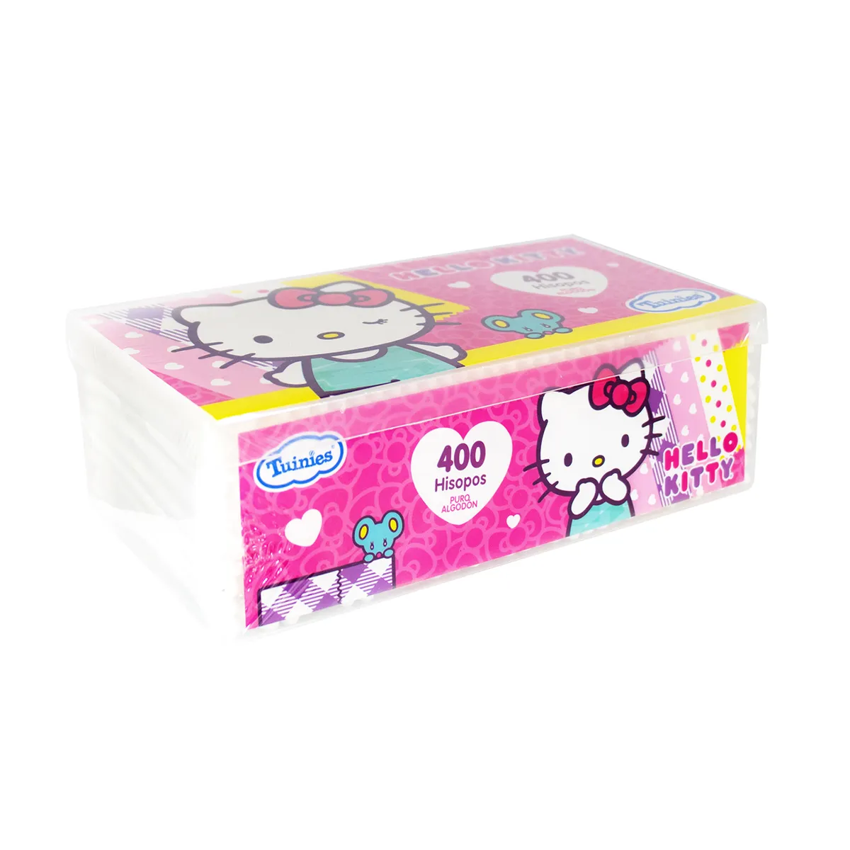 TUINIES - Hisopos Tuinies Hello Kitty Empaque 400 Und