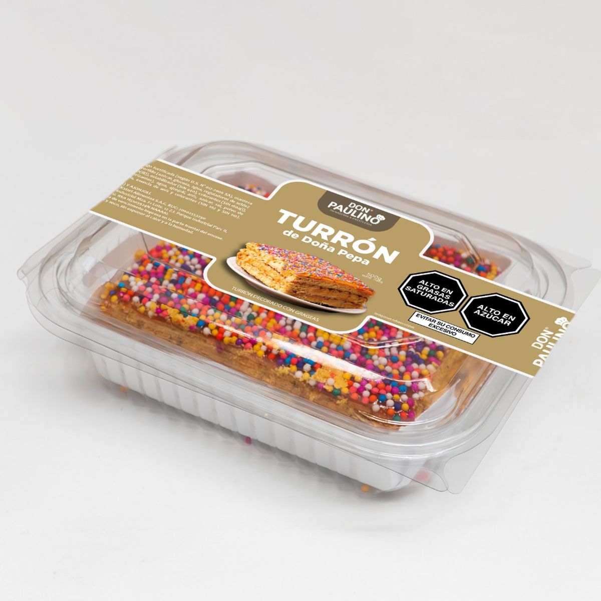 KATARI - Turrón Decorado Con Grageas Doña Pepa x Un