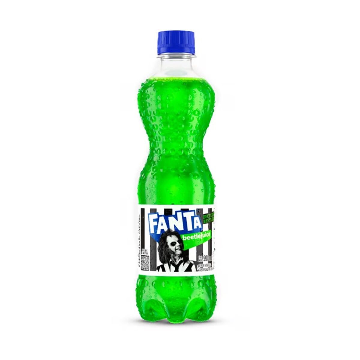 FANTA - Gaseosa Fanta Manzana Beetlejuice Botella 500 mL