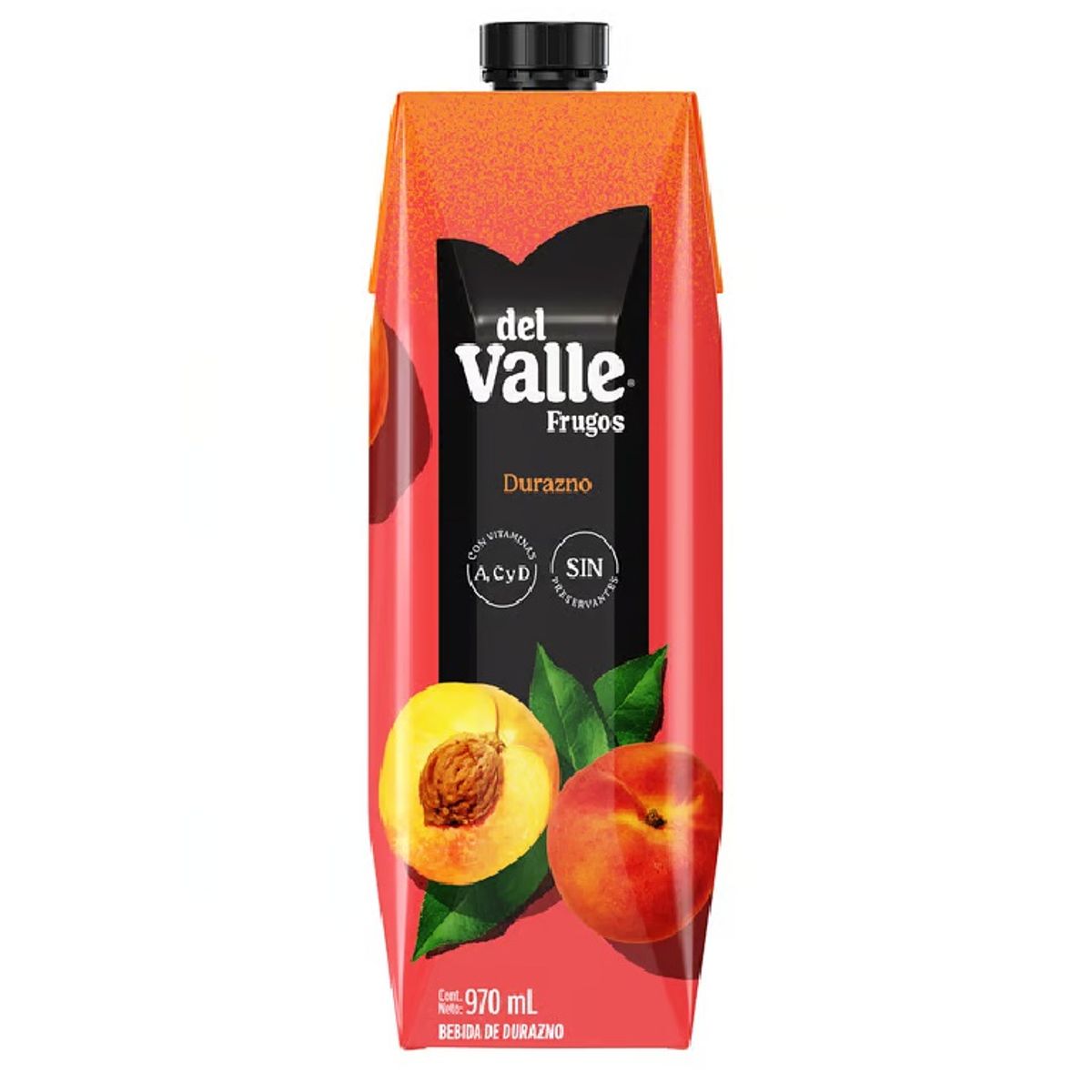 FRUGOS - Bebida Frugos Del Valle Durazno Caja 970 mL