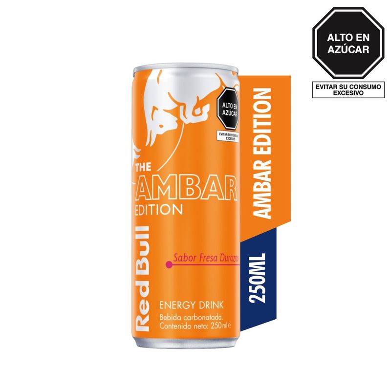 RED BULL - Energizante Red Bull Ámbar Edition Lata 250 mL