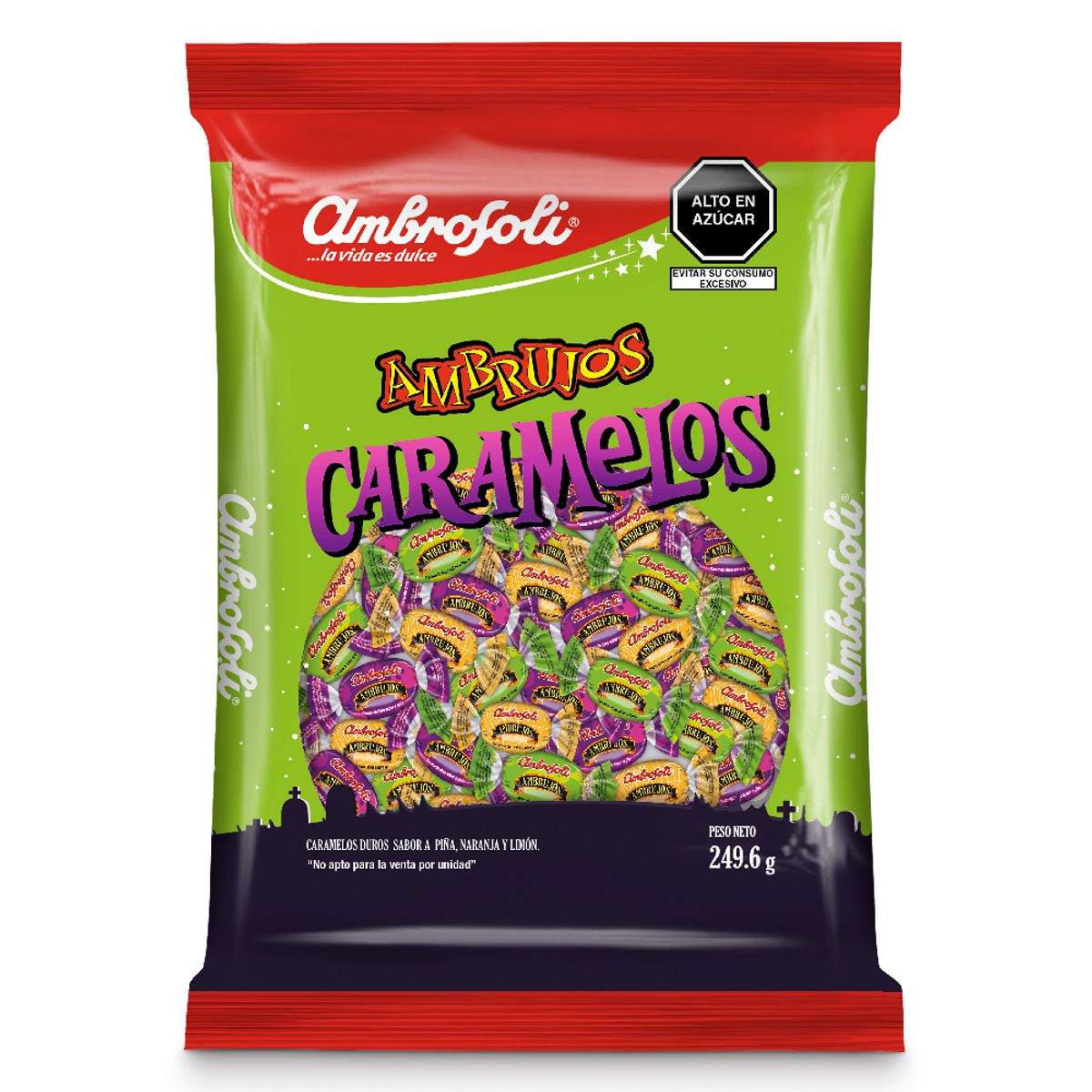 AMBROSOLI - Ambrujos Caramelos Bolsa x 249.6 g