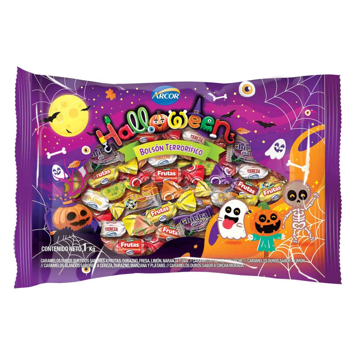 ARCOR - Caramelos Arcor Bolsón Terrorífico Bolsa 1 Kg