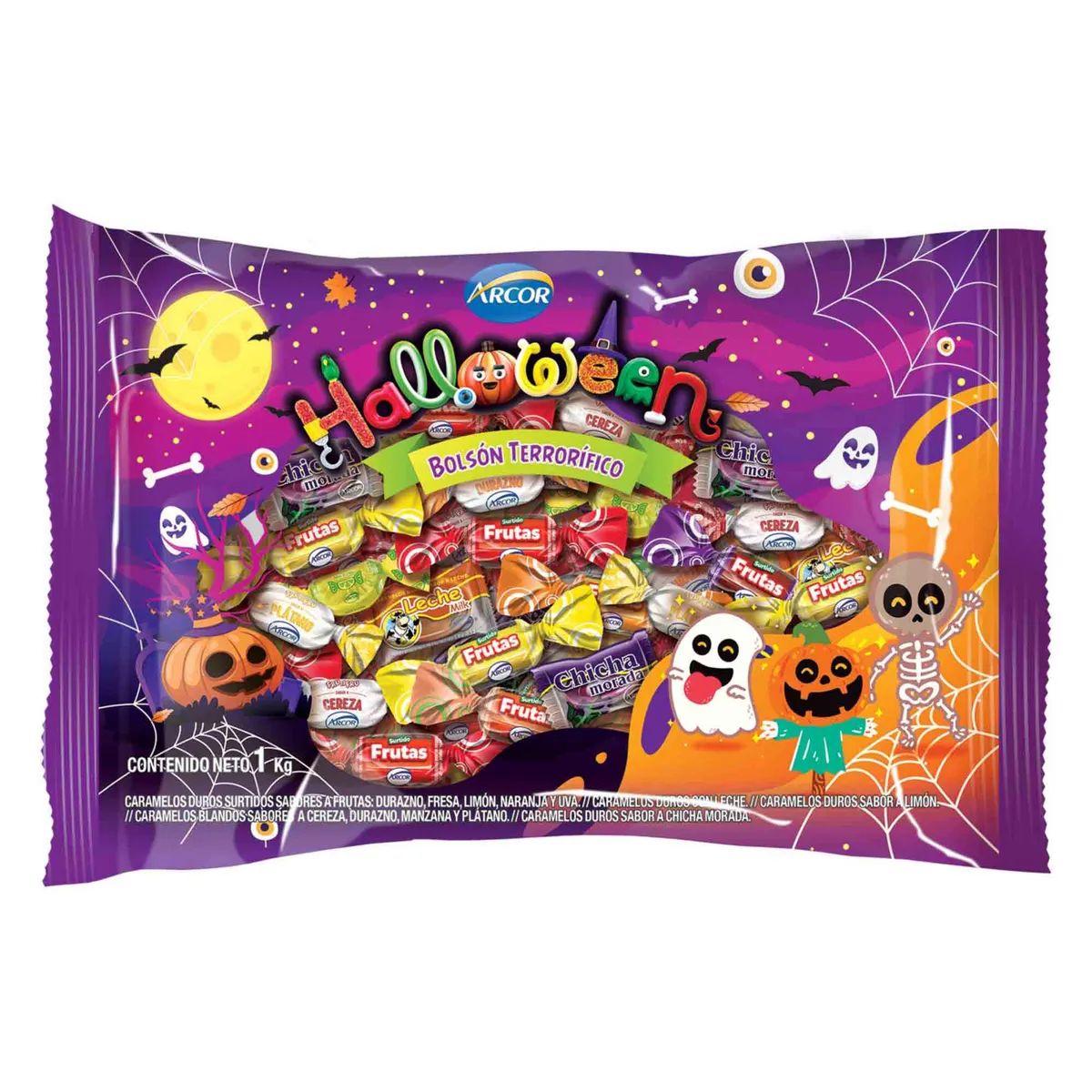 ARCOR - Caramelos Arcor Bolsón Terrorífico Bolsa 1 Kg
