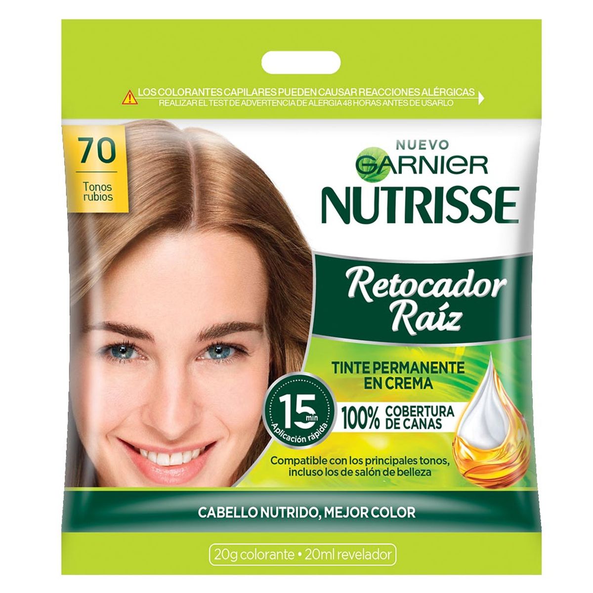 NUTRISSE - Retocador de Raíz Nutrisse Tono 70 Rubio