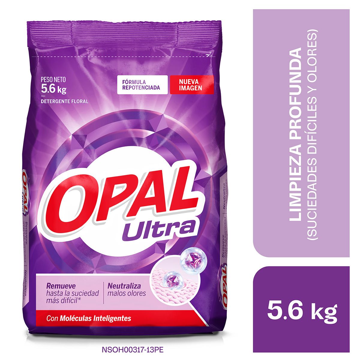 OPAL - Detergente en Polvo Opal Ultra Bolsa 5.6 Kg